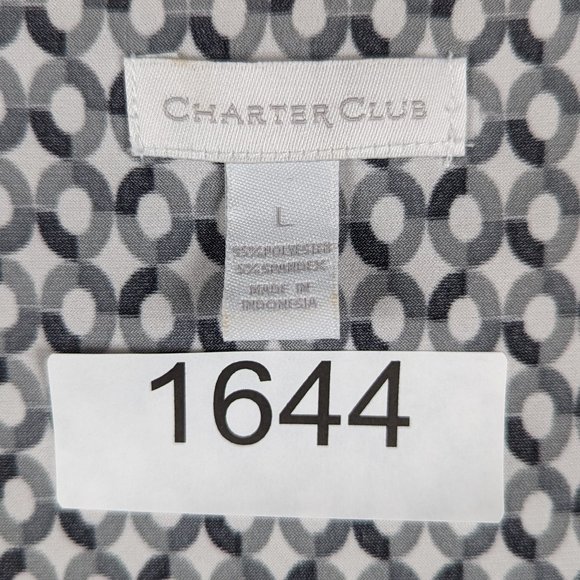 Charter Club* Women's Sleeveless Cowl Neck Straight Hem Blouse~ Size Large - Picture 3 of 9